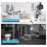 2PCS  5MP Mini Camera 4G/Wifi Security Camera 2400Mah Indoor Home Surveillance Cam PIR Human Motion Auto Tracking Ubox