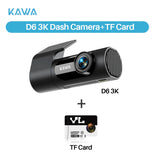 1440P  Car DVR D6 Dash Cam 2K Video Recorder Wifi/App/Voice Control Dash Camera WDR G Sensor Night Vision Hidden Dashcam