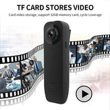 A18 1080P HD Mini Camera Sport Hiking Mini Pen Cam Night Vision Micro Camcorder Portable Bodycam DV Video Recorder