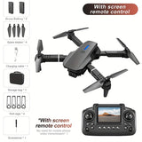 Drone 2026 4K HD Dual Camera Wifi FPV RC Foldable Quadcopter Remote with Screen