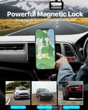 Magnetic Wireless Car Charger, Fast Wireless Car Charger Phone Mount,15W Auto-Clamping Air Vent Holder,For Iphone 13/13 Pro/13Pro Max/13 Mini/12/12 Pro/12 Pro Max/12 Mini