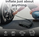 Bolt Air 58830 Portable Car Battery Jump Starter | 100 PSI Air Compressor, 58.8Wh USB Power Bank, Emergency Floodlight & Charger, Jumps Cars Suvs & Trucks, Inflates Tires, TSA Approved — Gray