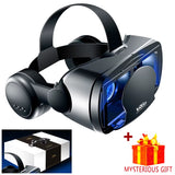 Virtual Reality 3D VR Glasses Headset Smart Helmet Smartphones Mobile Phone Lenses with Headphone Viar Binoculars Goggles Device