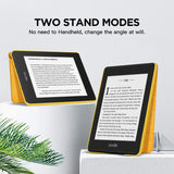 Fabric Folding Case for Kindle (10Th Generation - 2019 Release), Lightweight Hands-Free Stand Cover with Auto Wake/Sleep, Only Suitable for Kindle 10Th Generation 2019 Released, Yellow