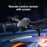Drone with Camera for Beginners, Remote Control Quadcopter with Screen Display, Altitude Hold Headless Mode, Foldable RC Drone with Carrying Case, HD Aerial Photography(Black)