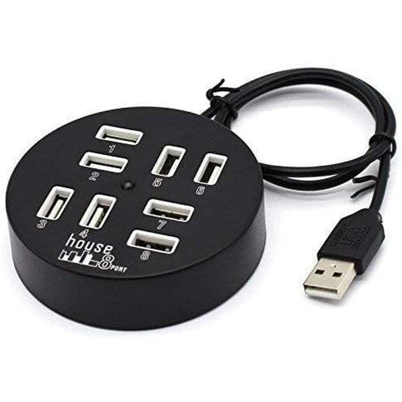High Speed USB Port Hub 2.0 with 8 Ports
