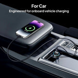 for Iphone 17 16 Car Charger Adapter 3Pack,Usb Male to USB C Female Adapter,Type C Cable Converter for Apple Air 17E 16E 15 Pro Max Plus,Iwatch 11,Airpods Pro 3,Ipad Mini,Samsung Galaxy S26
