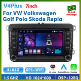 Podofo 2 Din Android 11 Radio Car Multimedia Player Carplay for Vw/Volkswagen/Golf/Polo/Tiguan/Passat/B6/Seat/Leon/Skoda/Octavia