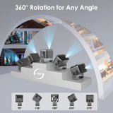 Portable Smart Projector Android11 5G Wifi6 Bluetooth5.2 Mini Beamer Home Cinema Theater Outdoor TV 4K Movie Projector