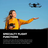 SKYFLOW GPS Foldable 4K UHD Camera Drone for Adults with Live Video Feed, 5" Touchscreen Remote, 3-Axis Gimbal, Brushless Motors, Auto Return, Optical Flow & Carry Case