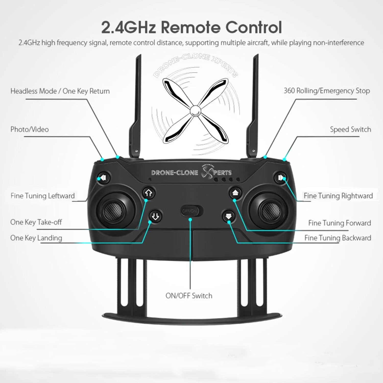 Falcon 4K Drone Pro EXTREME Upgrade with 2 Batteries