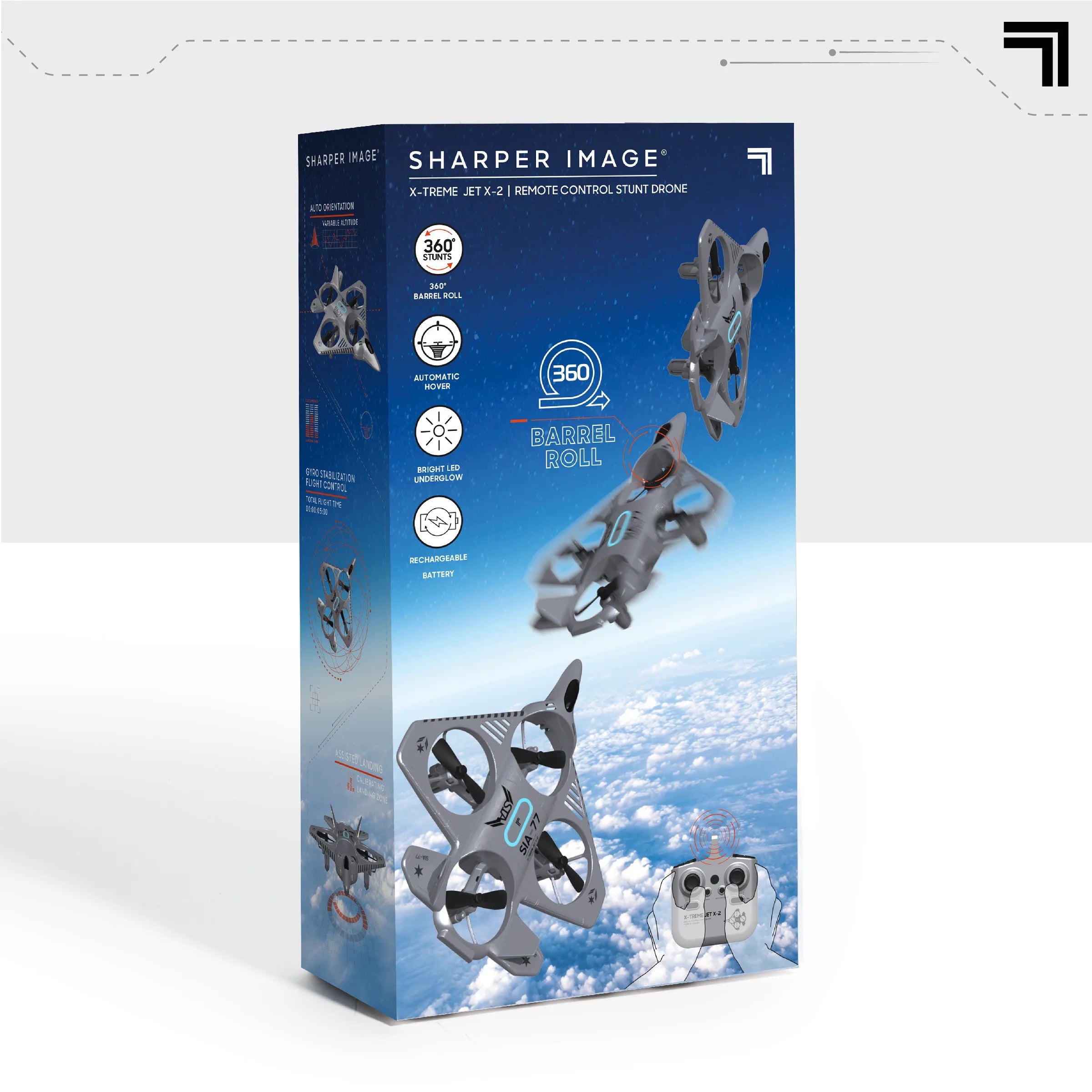 Extreme Jet High-Performance Remote Control Drone with 2.4 Ghz Long Range Wireless Control, Grey
