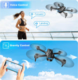 Drones with Camera for Adults 1080P HD Foldable Drone with Carrying Case Drone with One Key Take Off/Land, 3 Speed Mode, 360° Flip