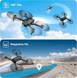 Drones with Camera for Adults 1080P HD Foldable Drone with Carrying Case Drone with One Key Take Off/Land, 3 Speed Mode, 360° Flip