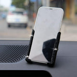 Bling Car Phone Holder, 360 Degrees Adjustable Crystal Auto Car Mount Phone Holder for Dashboard,Windshield and Air Vent (Black)