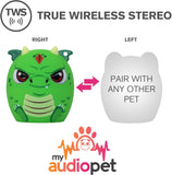 Mini Bluetooth Animal Wireless Speaker for Kids of All Ages - True Wireless Stereo – Pair with Another TWS Pet for Powerful Rich Room-Filling Sound (Scales-Dragon)