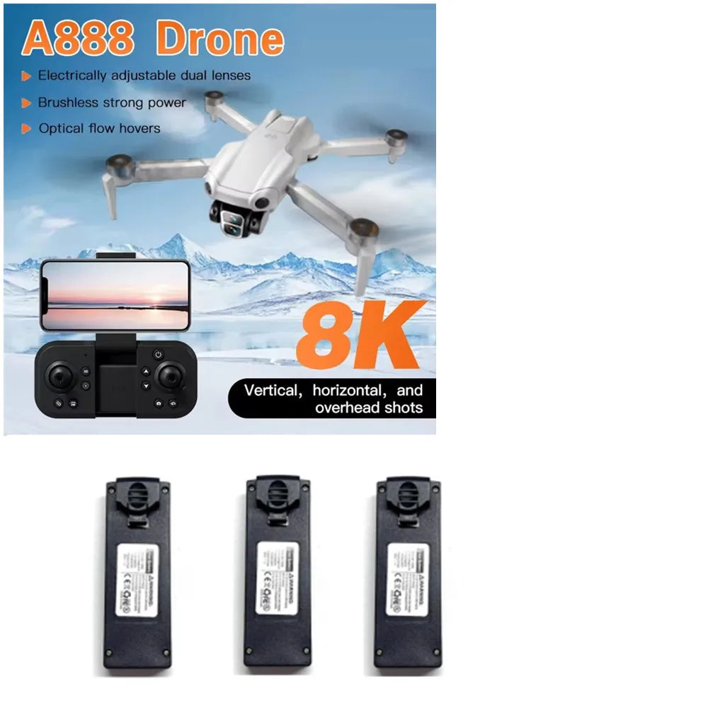A888 Pro Drone Battery 3.7V 1800Mah Li-Poly / Propeller Blade / for A888 Pro Drone Accessory A888 Pro Parts