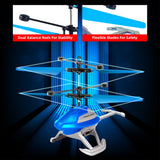 Remote Control Helicopter Hand-Controlled Mini Dronecosmic Drone RC UFO LED Flying Toys for Kids with 3.5 Channel RC Helicopters, Controller