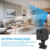 5MP Mini Camera 4G SIM Card Wifi Night Vision Home Security Surveillance Camcorder Voice Intercom Motion Detection CCTV Camera