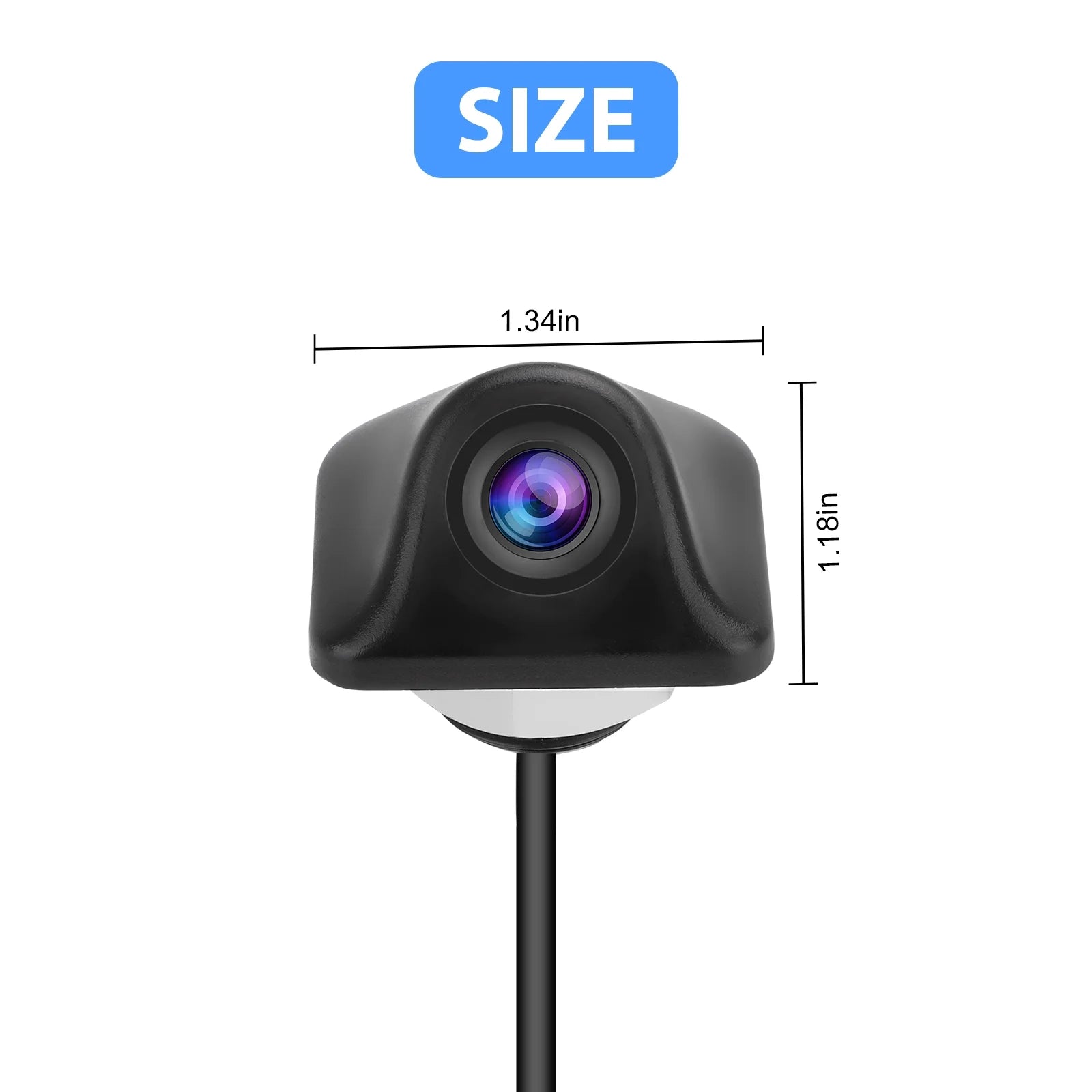 HD Reversing Camera,  170 Degrees Wide Angle Vehicle Rear View Reverse Cam, Reverse Backup Camera with Night Vision, Waterproof Car Rear View Parking Camera Monitor for 12V Truck SUV RV