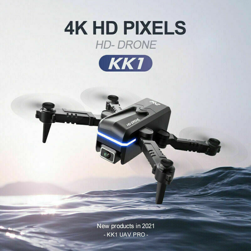 Quad Air Drone RC Drone 4K HD Dual Camera WIFI FPV KK1 2 X Battery Rc Quadcopter