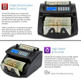 Bill Value Counter & Counterfeit Detector - Money Cash Currency Machine (Nc20I)