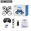 H36 Mini Rc 2.4G Drone 6-Axis Headless Mode Collision Avoidance Helicopter 360° Flipping Quadcopter Drones Children'S Toys