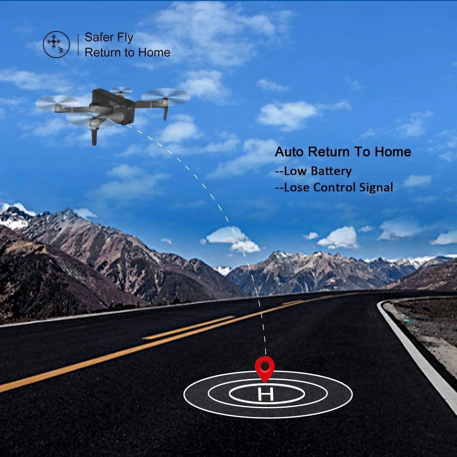 F24 Pro GPS Drone with Camera, 4K RC Drone with 30-Min Flight and 1600 Ft Range, Foldable, Black