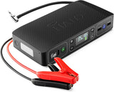 Bolt Air 58830 Portable Car Battery Jump Starter | 100 PSI Air Compressor, 58.8Wh USB Power Bank, Emergency Floodlight & Charger, Jumps Cars Suvs & Trucks, Inflates Tires, TSA Approved — Black