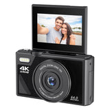 64MP Digital Camera for Photography 4K Video Vlogging Camcorder Youtube Webcam Cameras 18X Digital Zoom Camera 3" Flip Screen