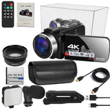 Digital Cameras 4K Professional Camcorder 48MP Camera Wifi Youtube Camera 18X Digital Zoom Camera Digital Webcam for Vlog Video