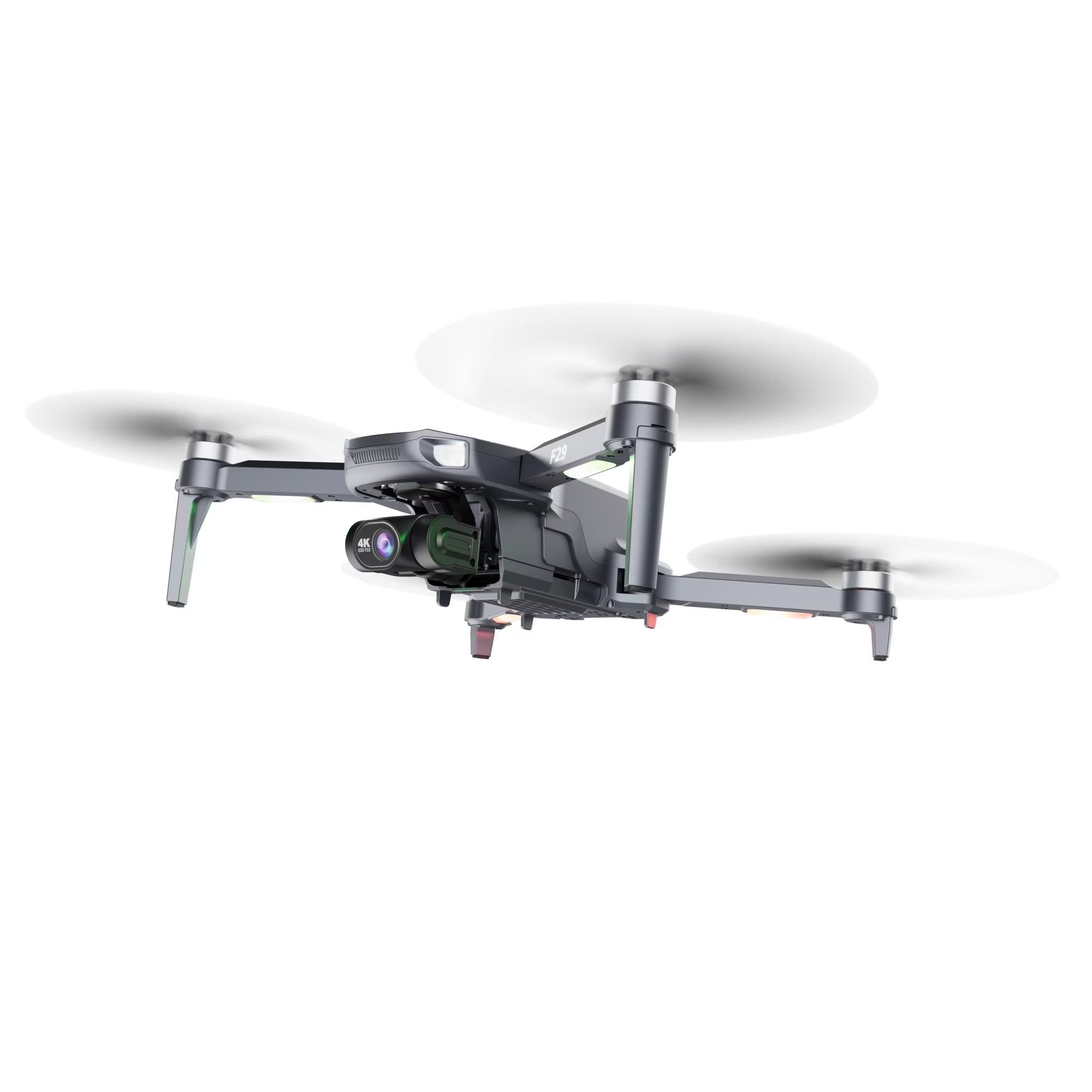 F29 Altura MAX 4K Aerial Drone with Camera, 3-Axis Gimbal Cinematic Drones for Adults with Remote & Case, Black