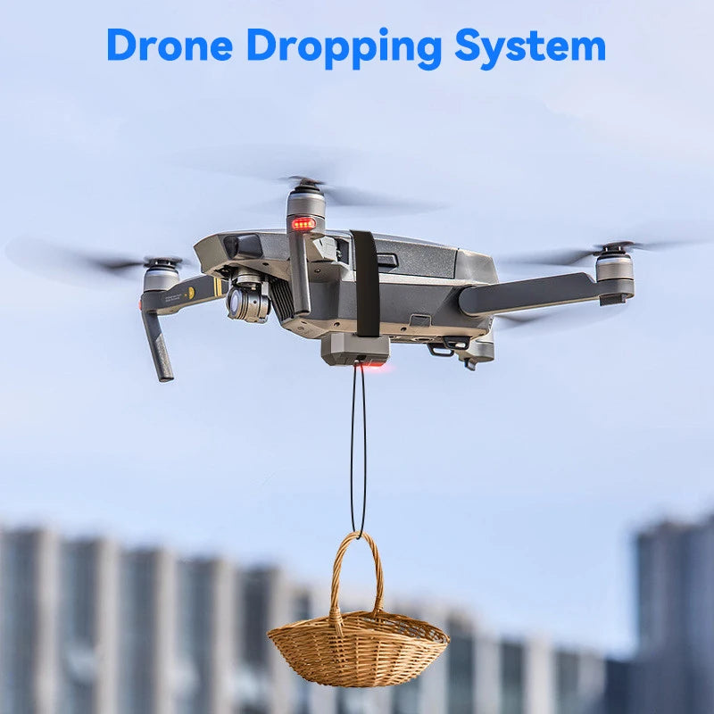 Airdrop System for  Mavic 3/2 Zoom AIR 2 Mini 3/Mini 4 Pro Drone Fishing Bait Wedding Ring Gift Deliver Life Rescue Thrower