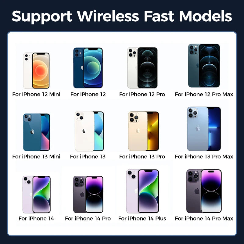 Joyroom 15W Qi Magnetic Car Phone Holder Wireless Charger for Iphone 14 13 12 Series Fast Air Vent Charging Phone Holder Charger