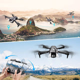 Deerc D96 4K HD Dual Camera RC Drone FPV Foldable Quadcopter Smart Obstacle Usa