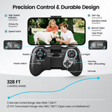 Drones for Kids with 1080P Camera, Lightweight  WF13 Upgraded Quadcopter Beginners, One-Key Takeoff, Optical Flow Hover, 2 Batteries, Black