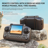 Drone 2026 4K HD Dual Camera Wifi FPV RC Foldable Quadcopter Remote with Screen