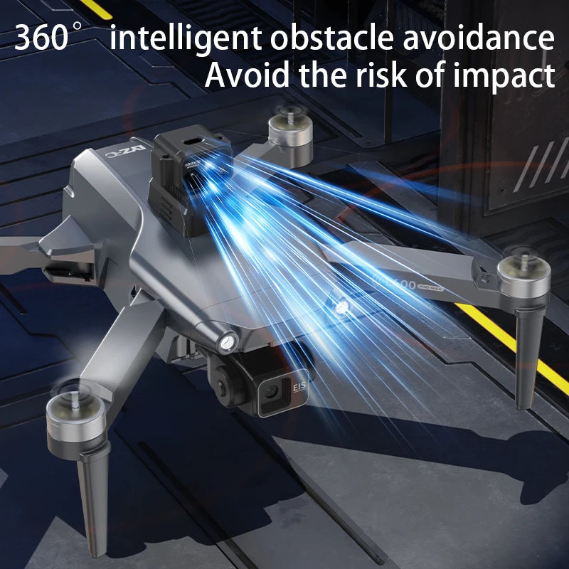 L600-2 MAX GPS Drone Professional 8K Dual Camera New 5KM 3-Axis Gimbal Obstacle Avoidance Brushless Quadcopter Toy