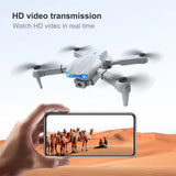 Drone with 4K HD Dual Camera for Adults Kids, RC Quadcopter with 2 Modular 1800Mah Batteries for 30 Mins Long Flight (Gray)