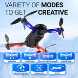 F16 Stunt Drone for Adults and Kids with 1080P Camera & Brushless Motor, 17-Minute Flight Time, Graphite