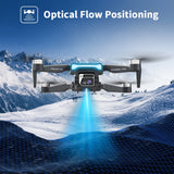 GPS Drone F194 with Camera for Adults 4K ,  Foldable Drone for Beginners with Auto Return Home, Optical Flow Positioning, Follow Me, Brushless Motor, 2 Batteries