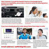 7 in Double Din Car Stereo Radio with Mirrolink Bluetooth Backup Camera
