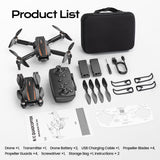 H31 Drone with Camera for Kids and Adults, 3 Speed Adjustment, Optical Flow Positioning, 2 Batteries, Black