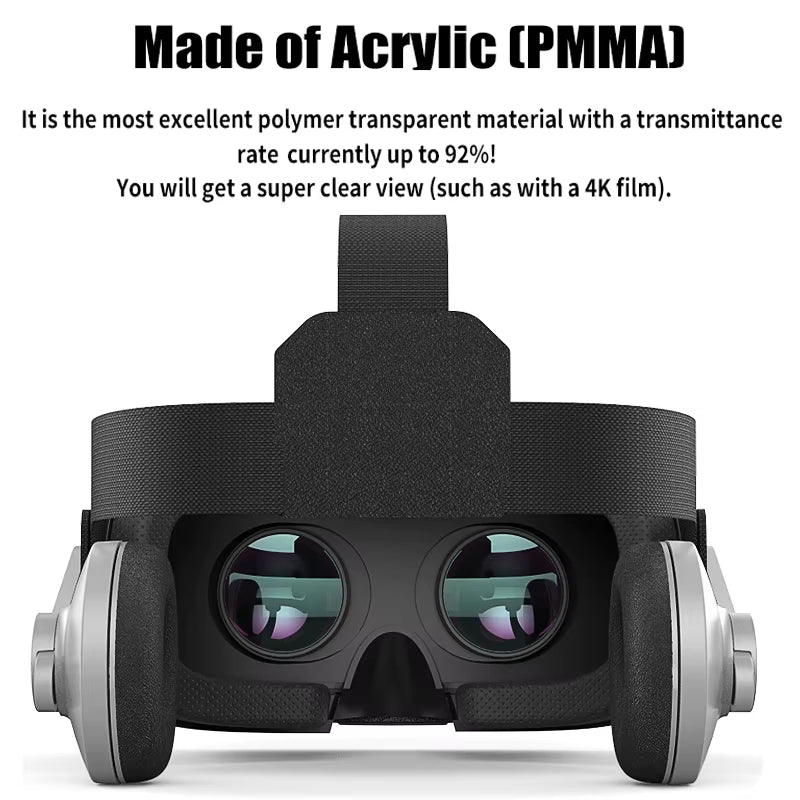 VR Shinecon Casque Viar 3D Glasses Virtual Reality Headset Helmet Goggle Lenses for Smart Phone Smartphone Video Game Binoculars