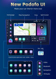 Podofo 2 Din Android 11 Radio Car Multimedia Player Carplay for Vw/Volkswagen/Golf/Polo/Tiguan/Passat/B6/Seat/Leon/Skoda/Octavia