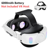 Head Strap  Quest 3 Comfort Sponge VR Headwear Charging Headset with Built-In 8000/6000Mah Batteries for VR Accessories