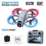 New K100 MAX GPS Drone Toy 8K Camera Large Screen Optical Flow HD Dual Camera Obstacle Avoidance Toy Gift Photography Quadcopter