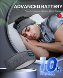 Sleep Headphones Wireless, Bluetooth Sports Headband Headphones with Ultra-Thin HD Stereo Speakers Perfect for Sleeping,Workout,Jogging,Yoga,Insomnia, Air Travel, Meditation (Grey)