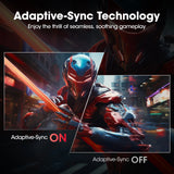 27 Inch Curved Gaming Monitor, 180Hz FHD Computer Monitors, 100% Srgb, Adaptive-Sync, 27E6CA