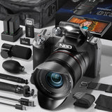 5K Digital Cameras for Photography, 16X Optical Zoom Camera with Wifi & App Control,64Mp Vlogging Camera with 3-Inch Screen
